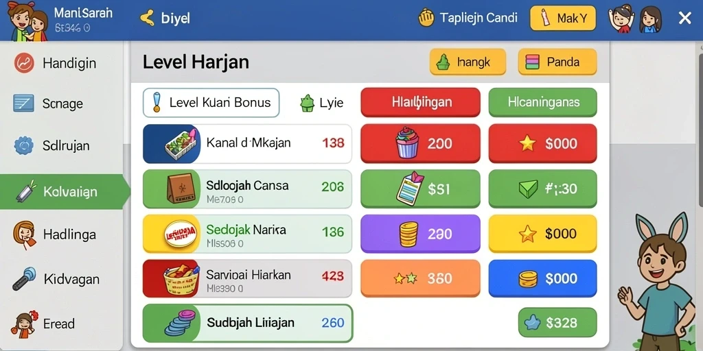 sarang777 - Contoh karakter dengan kemampuan unik yang bisa dimainkan.